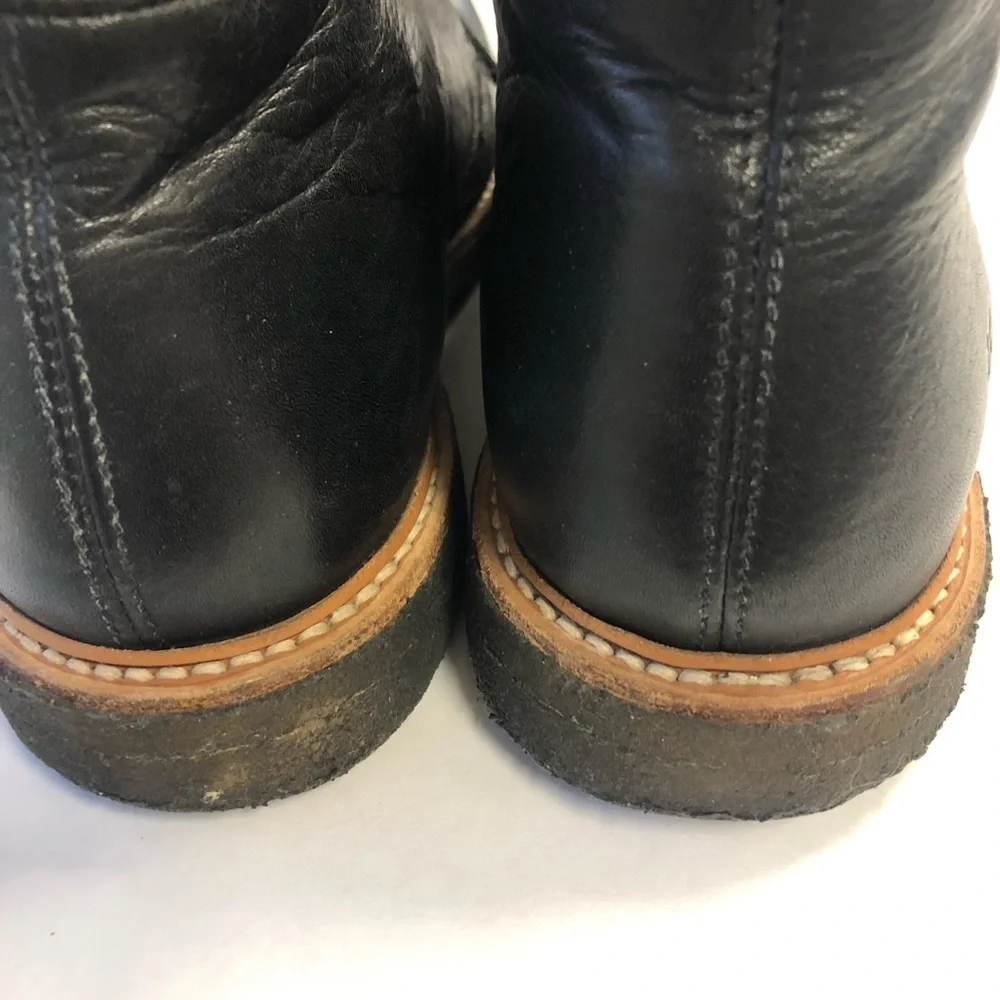 Frye Black Leather Hudson‎ Boots Sz. 11